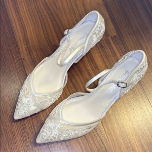 Bella Belle wedding shoes Candace Ivory size 8